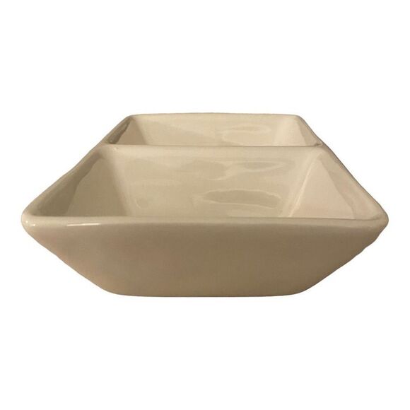 Rae Dunn Mr. & Mrs. Divided Tray Trinket Dish - Picture 4 of 12